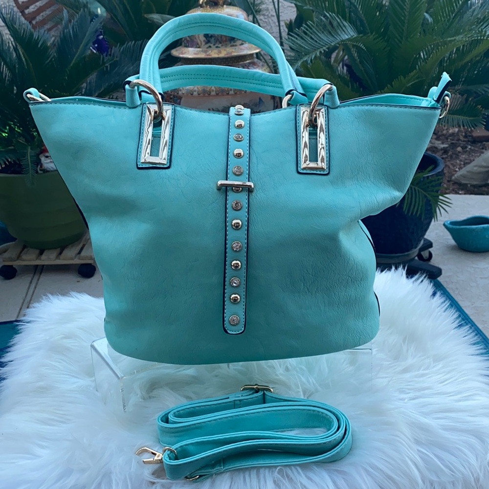 🔷🔷FIRM🔷🔷CARIBBEAN TEAL LARGE HOBO BAG🔷🔷